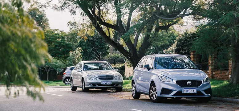 Parking precinct road