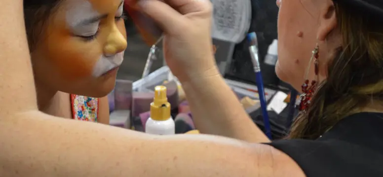 Face painting girl