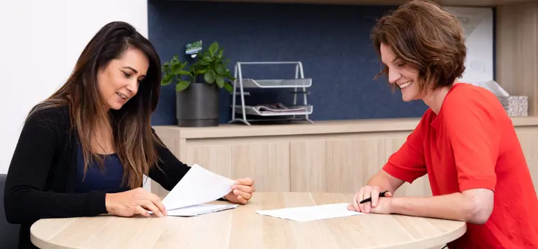 Staff meeting at depot