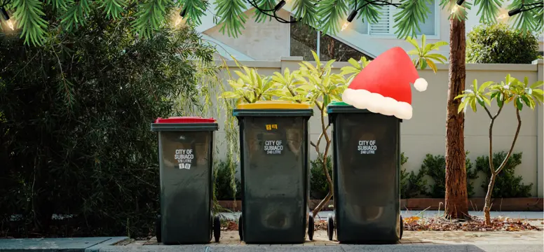 Christmas bins