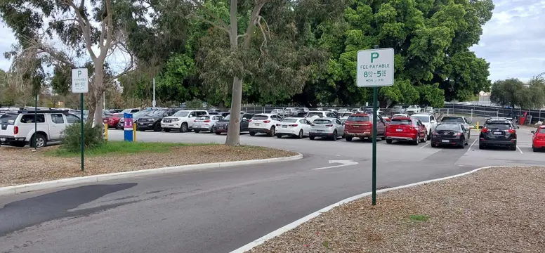 Haydn Bunton Carpark Entrance