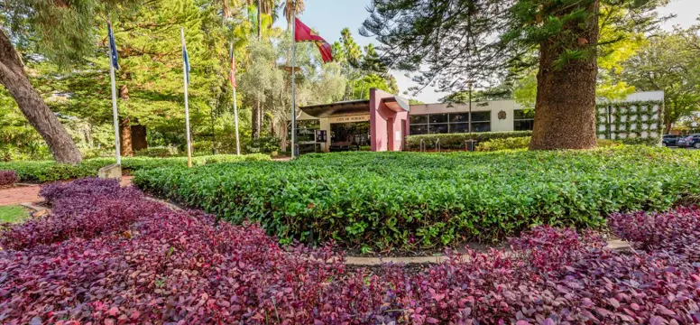 Administration building exterior