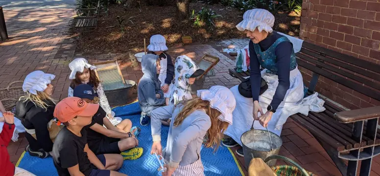Kids at Subiaco Museum