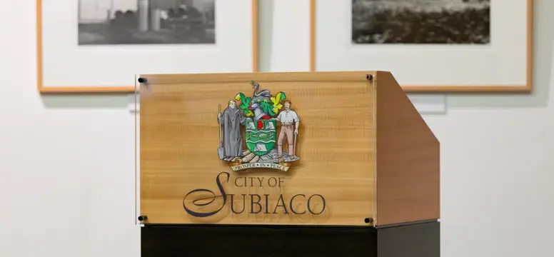 City of Subiaco lecturn