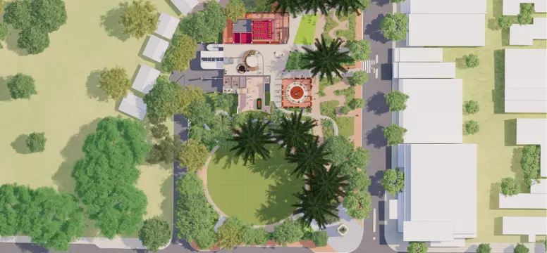 Civic Precinct aerial