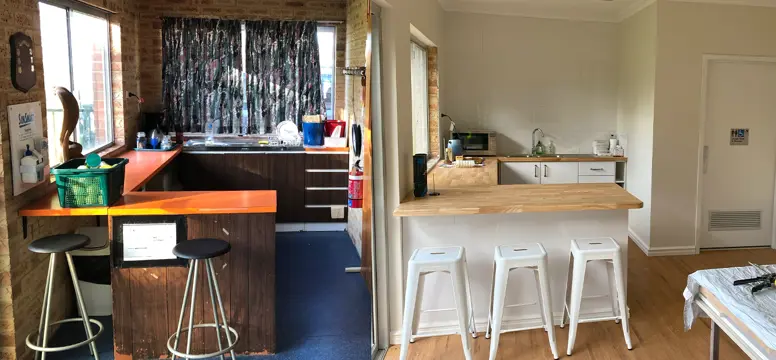 Daglish tennis club before and after