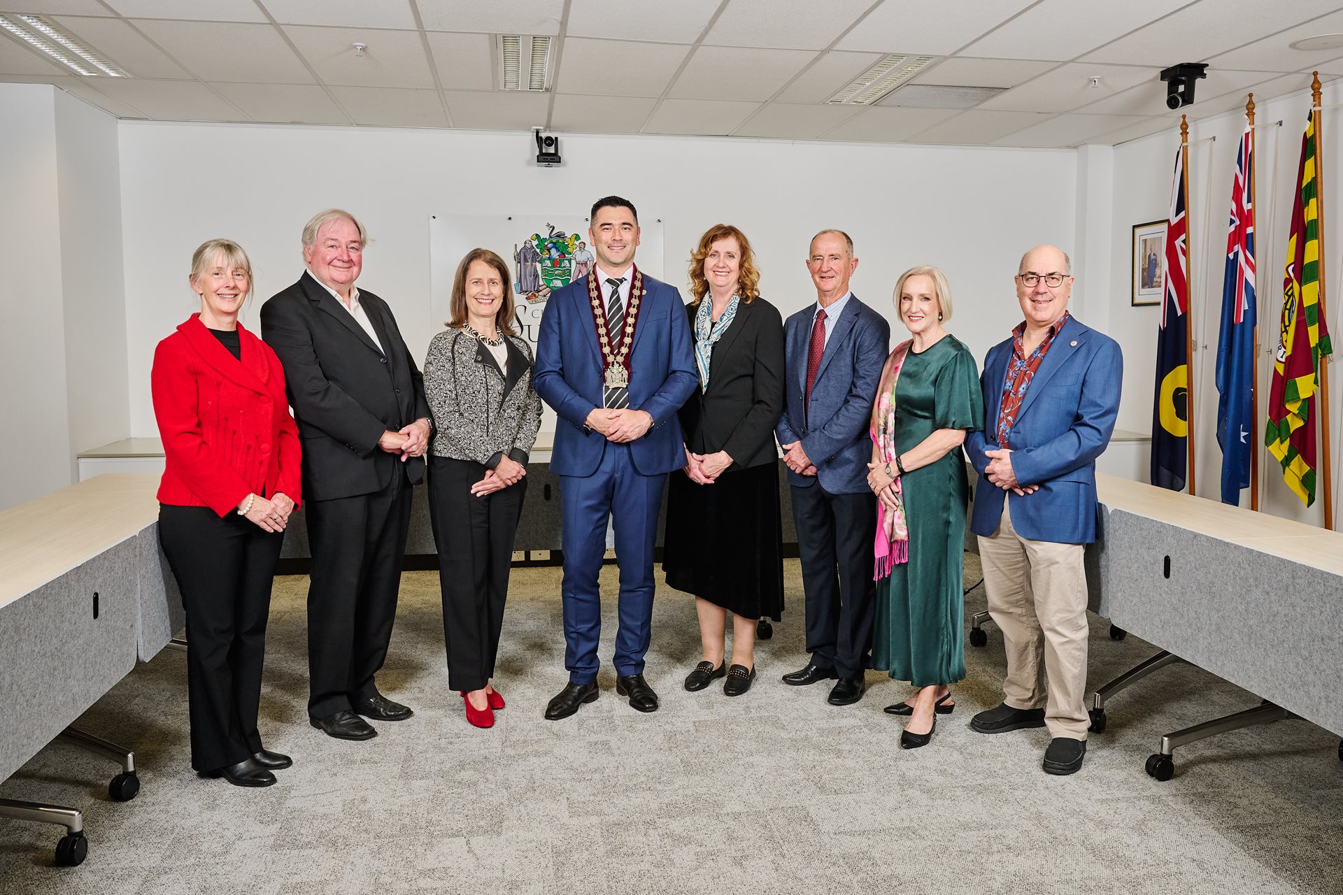 City's administration building surrounded by a pretty park