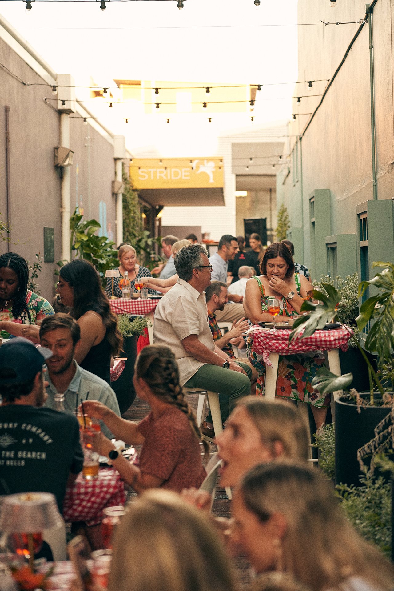 Laneway outdoor dining event