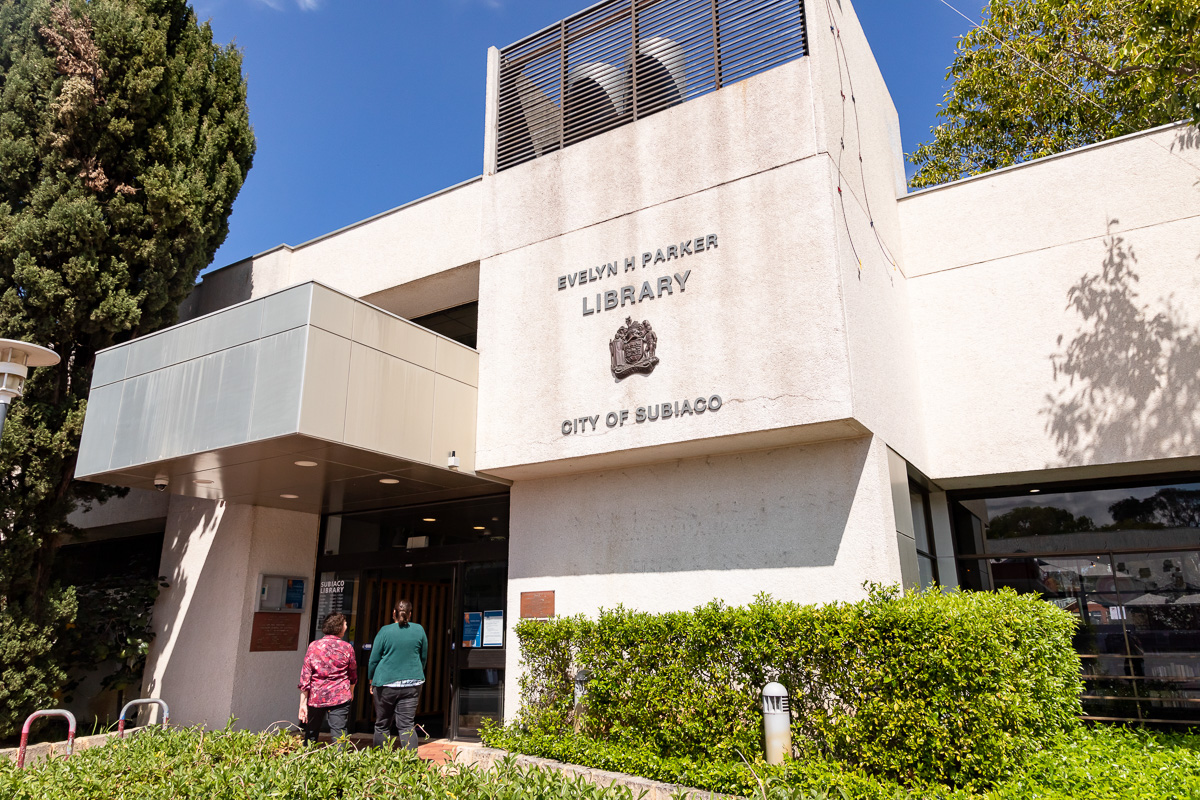 Exterior of Subiaco Library