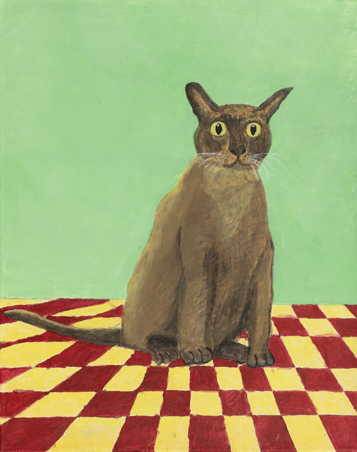 Picnicking Cat