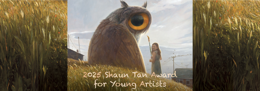 2025 Shaun Tan Award for Young Artists banner image