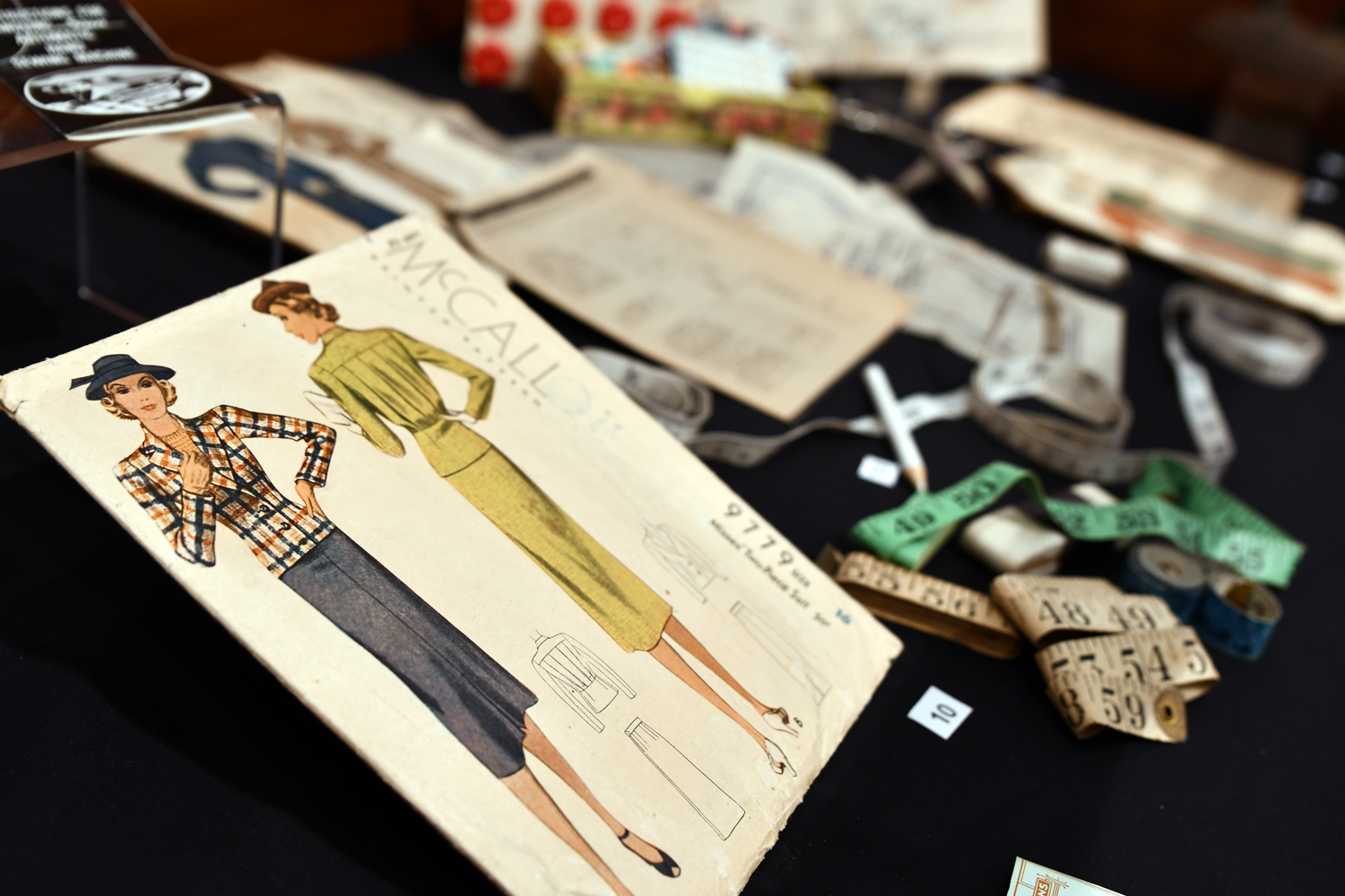 Museum dressmaking exhibition